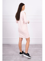 Suknelė su užrašu Handle su (Šviesiai) (Rožinė)