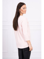 Palaidinė su aplikacija 3D Bird (Šviesiai) (Rožinė)