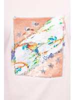 Palaidinė su aplikacija 3D Bird (Šviesiai) (Rožinė)