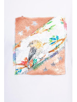 Palaidinė su aplikacija 3D Bird (Balta)
