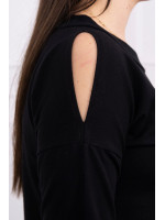 Suknelė su piešiniu (Juoda)