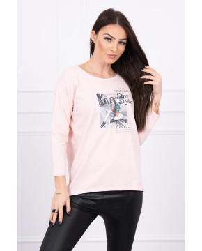 Palaidinė su užrašu Star Style (Šviesiai) (Rožinė) Palaidinė su užrašu Star Style (Šviesiai) (Rožinė)