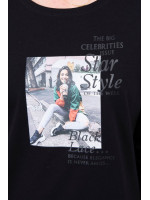 Palaidinė su užrašu Star Style (Juoda)