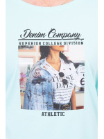 Palaidinė su spalvota 3D aplikacija (Mėtos)