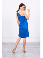 Suknelė su kaspinu on the shoulder (Mėlyna)