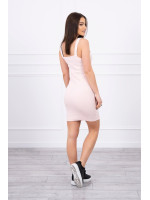 Suknelė su prisitvirtinančiom petnešėlėm (Šviesiai) (Rožinė)