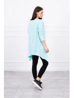 Palaidinė su 3/4 rankovėmis „Kiss“ (Mėtos)