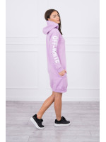 Suknelė su užrašu „Off White“ (Violetinė)