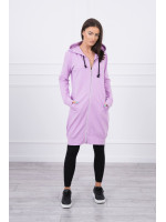 Megztinis su gobtuvu (Violetinė)