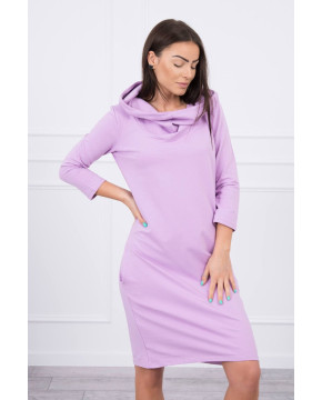 Suknelė su gobtuvu ir kišenėmis (Violetinė) Suknelė su gobtuvu ir kišenėmis (Violetinė)