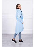 Kardiganas su ilgesne nugara (Žydra)