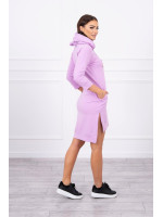 Suknelė su spalvinga aplikacija (Violetinė)