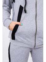 Sportinis kostiumėlis su juostelėmis (Pilka)