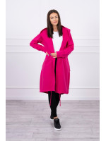 Kardiganas su užrašu (Fuksijos)