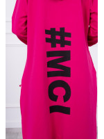 Kardiganas su užrašu (Fuksijos)