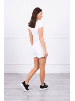 Medvilninis komplektas su šortais (Balta)