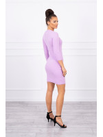 Suknelė su dekoratyvinėm sagutėm (Violetinė)