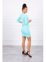 Suknelė su dekoratyvinėm sagutėm (Mėtos)