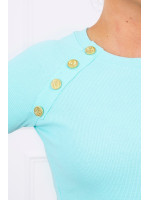 Suknelė su dekoratyvinėm sagutėm (Mėtos)