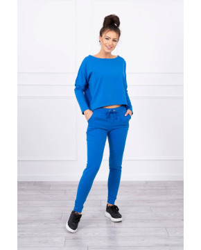 Kostiumėlis su oversized palaidine (Mėlyna) Kostiumėlis su oversized palaidine (Mėlyna)