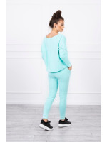 Kostiumėlis su oversized palaidine (Mėtos)