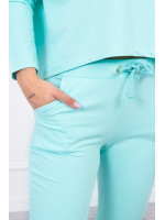 Kostiumėlis su oversized palaidine (Mėtos)