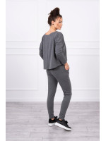 Kostiumėlis su oversized palaidine (Grafito)