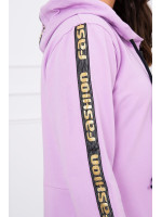 Megztukas su užtrauktuku nugaroje (Violetinė)