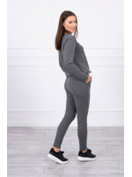 Dviejų dalių sportinis kostiumėlis (Grafito)