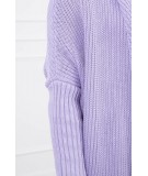 Megztinis su šikšnosparnio rankovėmis (Violetinė)