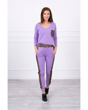 Kostiumėlis su panteros motyvais (Violetinė)