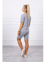 Laisvalaikio kostiumėlis (Pilka)