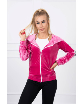 Veliūrinis bliuzonas su gobtuvu (Fuksijos) Veliūrinis bliuzonas su gobtuvu (Fuksijos)