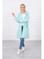 Kardiganas su gobtuvu (Mėtos)