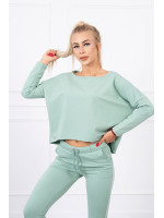 Kostiumėlis su oversize palaidinė (Tamsi) (Mėtos)