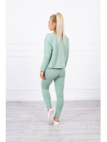 Kostiumėlis su oversize palaidinė (Tamsi) (Mėtos)