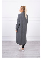 Megztas kardiganas „Bubbles“ (Grafito)