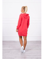 Suknelė džemperis su kišenėmis (Fuksijos)