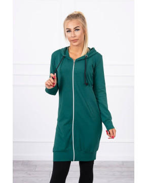 Megztinis su gobtuvu (Žalia) Megztinis su gobtuvu (Žalia)