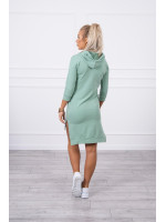 Suknelė su spalvinga aplikacija (Tamsi) (Mėtos)