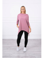 Bliuzonas su dviračio iliustracija ant nugaros (Tamsi rožinė)