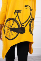 Bliuzonas su dviračio iliustracija ant nugaros (Garstyčių)