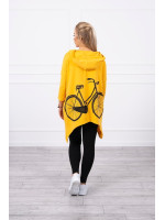 Bliuzonas su dviračio iliustracija ant nugaros (Garstyčių)