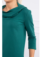 Suknelė su gobtuvu ir kišenėmis (Žalia)