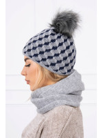 Moteriškas komplektas K155 (Tamsi) (Pilka)