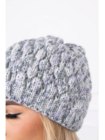 Kepurė K156 (Pilka) + (Violetinė)