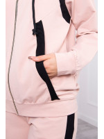 Sportinis kostiumėlis su juostelėmis (Tamsi) (Šviesiai) (Rožinė)