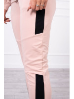 Sportinis kostiumėlis su juostelėmis (Tamsi) (Šviesiai) (Rožinė)