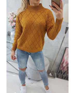 Šiltas raštuotas megztinis su 70% vilnos (Garstyčių) Šiltas raštuotas megztinis su 70% vilnos (Garstyčių)