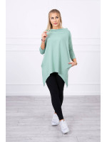 Bliuzonas su dviračio dekoracija nugaroje (Tamsi mėtos)